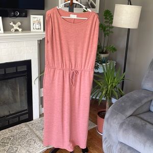 Maurice’s 24/7 Pink Boyfriend Midi Dress